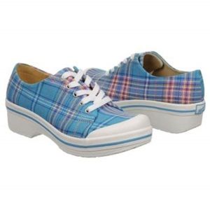 ISO Dansko Veda Blue Plaid